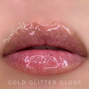 Gold Glitter LipSense Lip Gloss